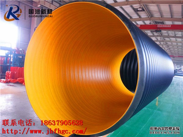 2400HDPE鋼帶管2米4HDPE鋼帶管(圖1)